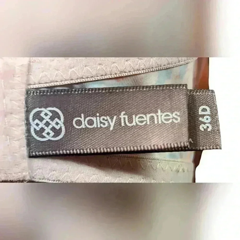 Daisy Fuentes Bra Multicolor Flower 36D - Picture 8 of 8